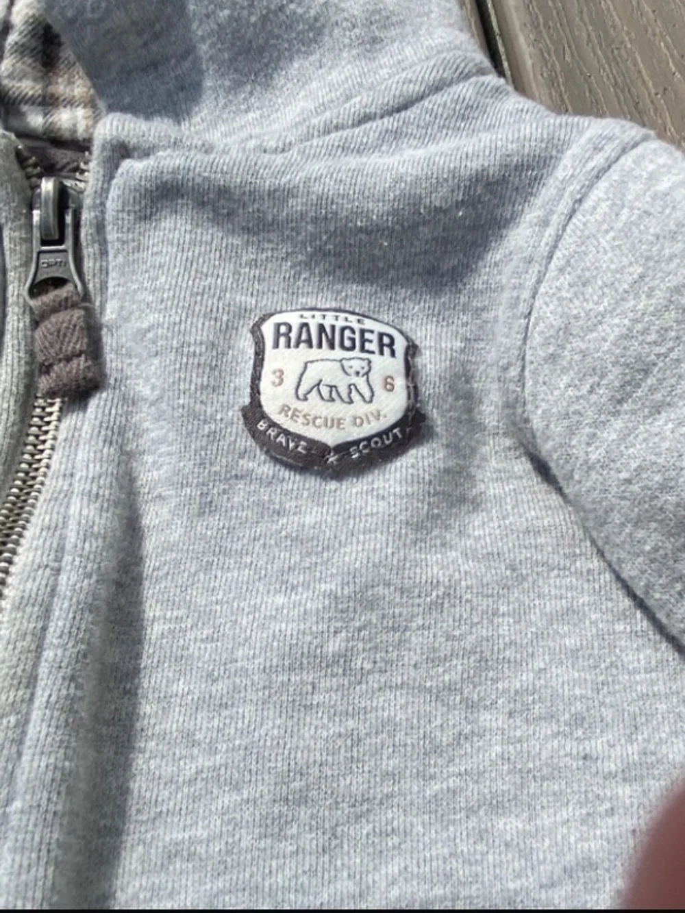 Baby Boy Ranger zip up hoodie 24mo